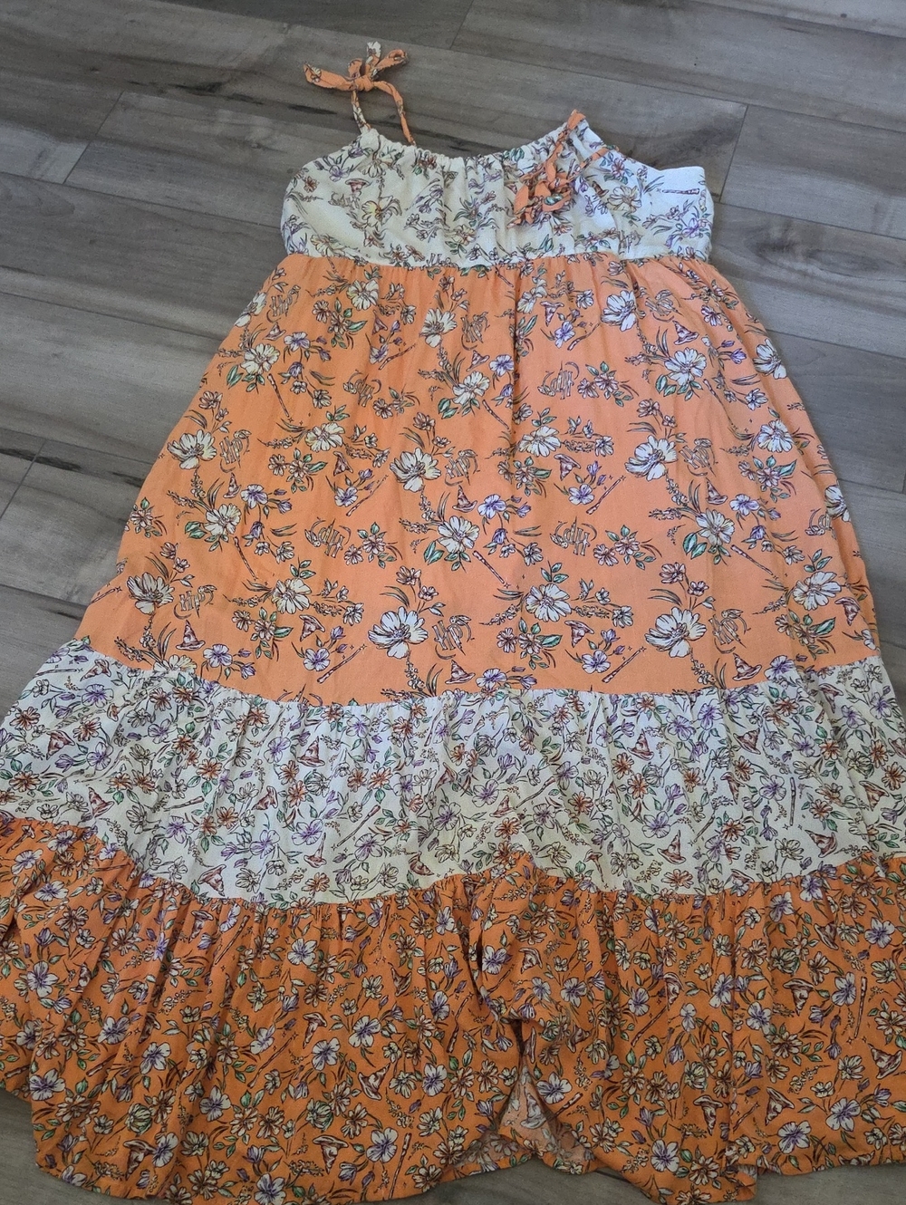 Torrid Harry Potter Floral Tiered Maxi Dress